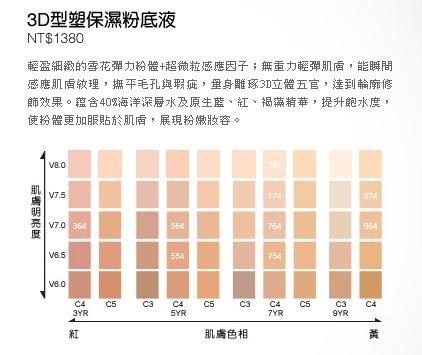 植村秀3D型塑保濕粉底液#764