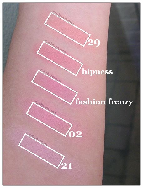 ♥MAC FAFI ! 腮紅(fashion frenzy、hipness) vs RMK精巧修容(02、21、29)