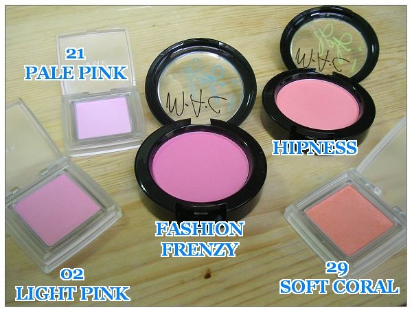 ♥MAC FAFI ! 腮紅(fashion frenzy、hipness) vs RMK精巧修容(02、21、29)