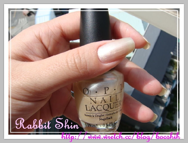 OPI 指甲油-B64 漂亮到炸開的香檳金