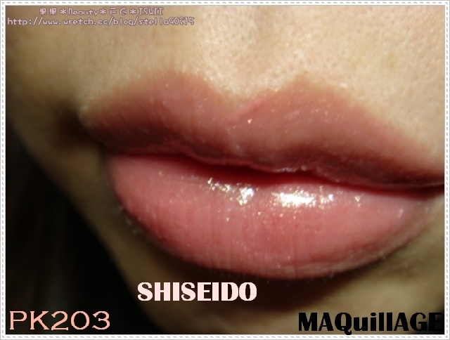 *色卡*SHISEIDO MAQuillAGE水光、恆色誘唇膏色卡