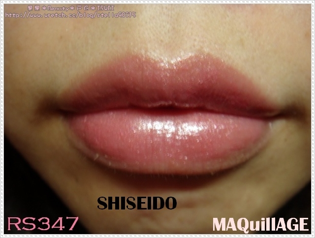 *色卡*SHISEIDO MAQuillAGE水光、恆色誘唇膏色卡
