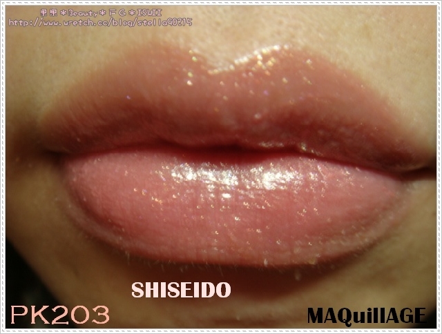 *色卡*SHISEIDO MAQuillAGE水光、恆色誘唇膏色卡