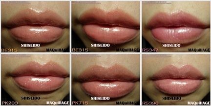 *色卡*SHISEIDO MAQuillAGE水光、恆色誘唇膏色卡