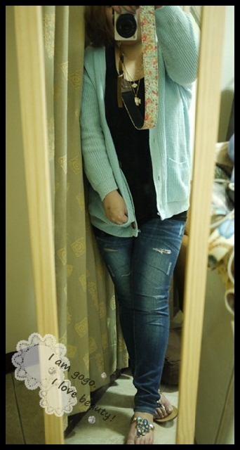 *share about look*不能去blue party也要"藍"人穿搭