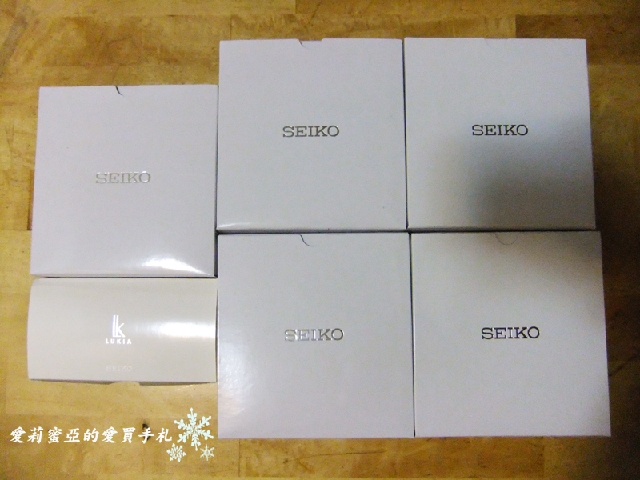 真壯觀~ 一次採購六支SEIKO錶