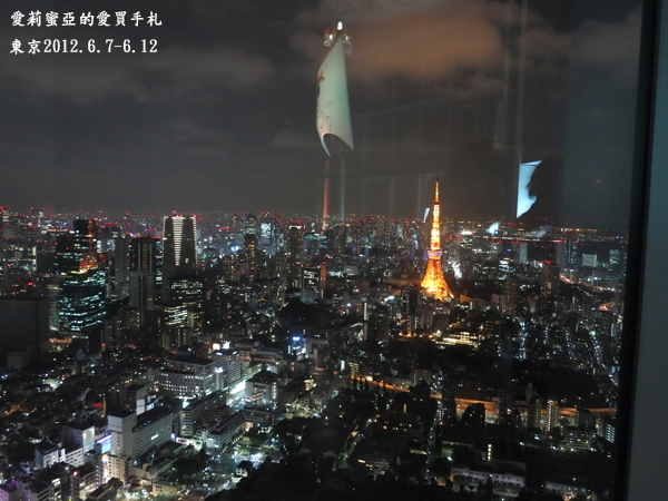2012東京Day1_六本木夜景&Disney 110周年上空秀