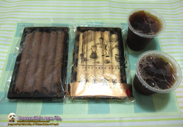 合購美食∼試吃品:台灣好茶舖複合式商店《手工蛋捲》