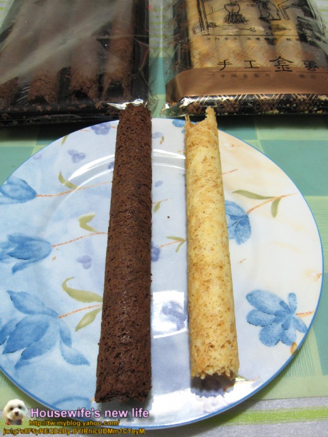 合購美食∼試吃品:台灣好茶舖複合式商店《手工蛋捲》