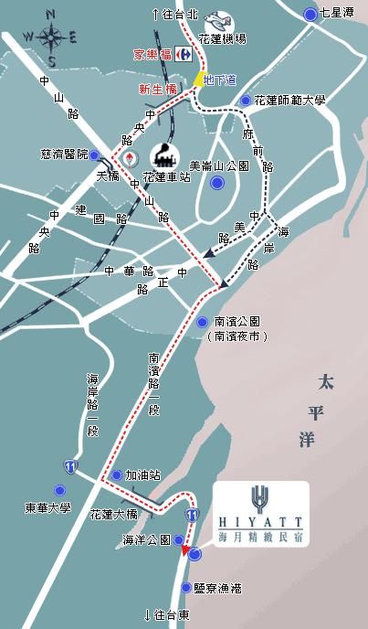 台北後花園∼東部小旅行【花蓮海月精緻民宿】