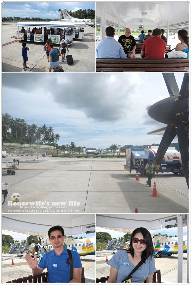 泰國蘇梅島Koh Samui機場篇∼像花園的蘇梅島機場