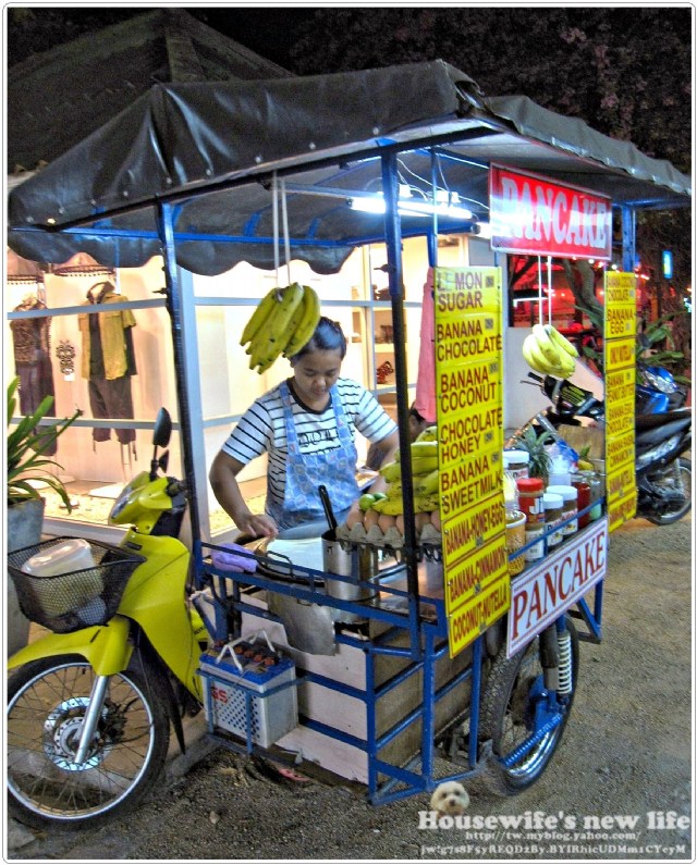 泰國蘇梅島Koh Samui吃好滴∼平民甜點「Pancake香蕉煎餅」