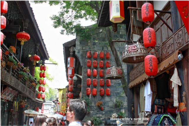 成都『錦里』古街市集