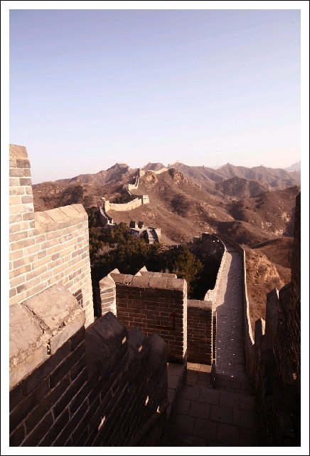 我在忙,我在爬萬里長城
