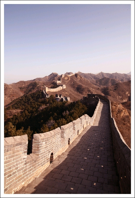 我在忙,我在爬萬里長城