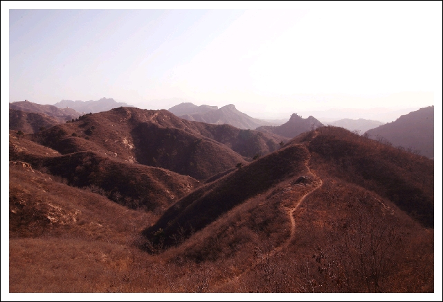 我在忙,我在爬萬里長城