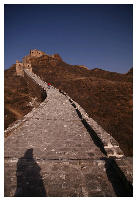 我在忙,我在爬萬里長城