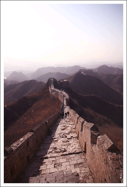 我在忙,我在爬萬里長城