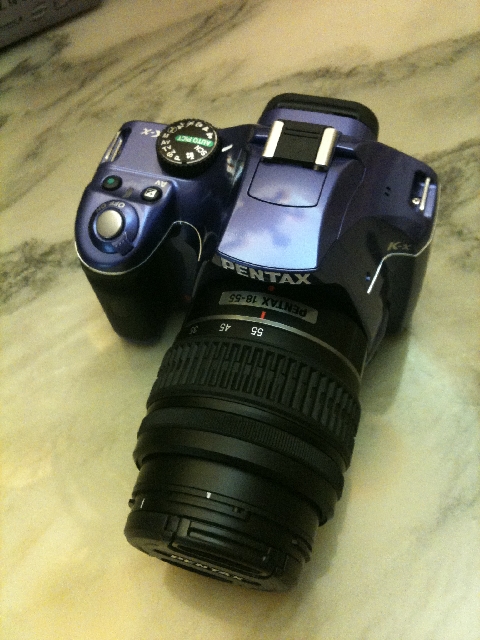 紫色軍團˙Pentax K-x DSLR單眼相機開箱
