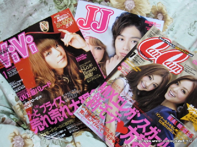 2010年日雜Cancam.JJ.Vivi 一月號美物精選
