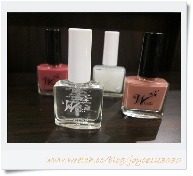 Nails 粉色乳牛光療&Wee`p 指甲蜜