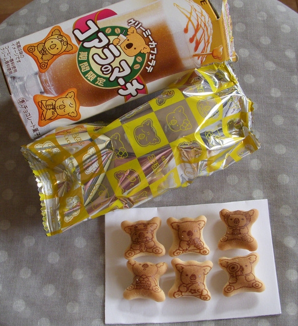 (美食開箱文) LOTTE小熊餅乾 (咖啡歐蕾口味)