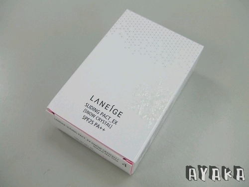 【底妝】酷~好玩又有設計感的的LANEIGE「雪晶時尚滑蓋粉餅」