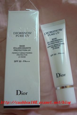 我的愛用品~DIOR雪精靈超淨化嫩白防護隔離霜SPF50PA+++