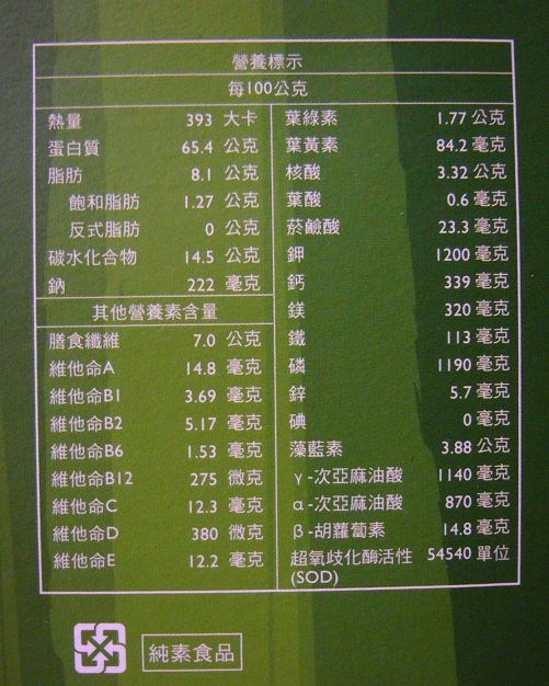 雙子星試用報告~外食族的好選擇~老行家螺旋藻錠