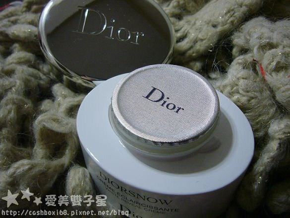 雙子星試用心得~DIOR迪奧極淨嫩白乳霜,極淨透白粉餅
