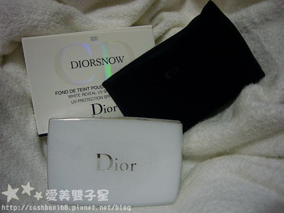 雙子星試用心得~DIOR迪奧極淨嫩白乳霜,極淨透白粉餅