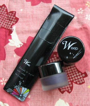 Wee`p 極致電眼驚燦眼線膠組 GN-1雀綠色、PE-1 礦紫色