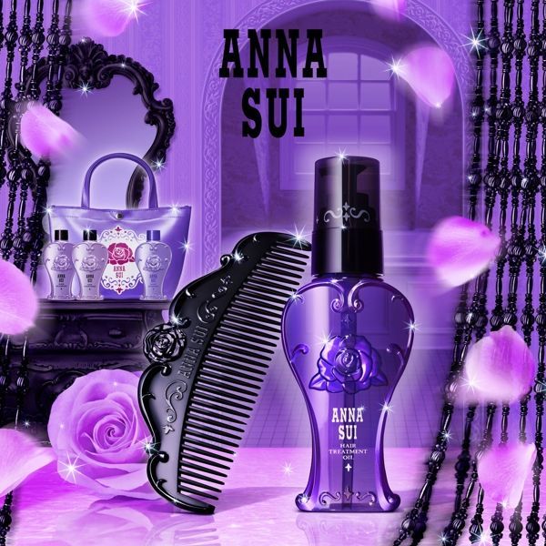 ANNA SUI 閃耀唇色 迎向豔陽 髮絲散發淡淡薔薇香氛 柔順輕盈迎接宜人夏日
