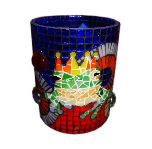 元氣青蛙燭杯