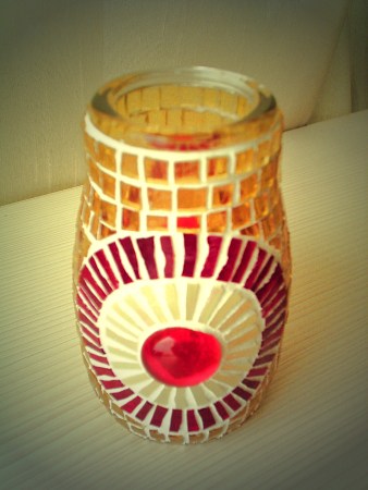 馬賽克小花瓶(circle)