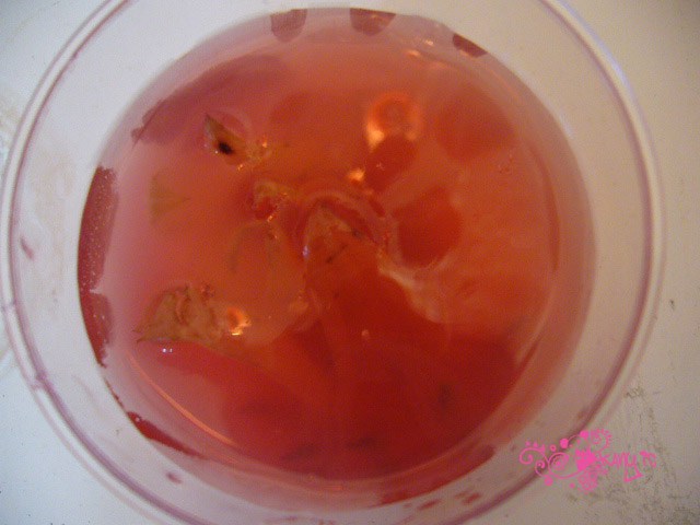 貴婦名媛會做菜-光輝似寶石的洛神花蒟蒻凍
