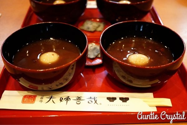 【2016關西自由行✈大阪美食推薦】夫婦善哉 冷冷的天喝紅豆湯 只能說 好享受呀!(必吃 難波 道頓堀)