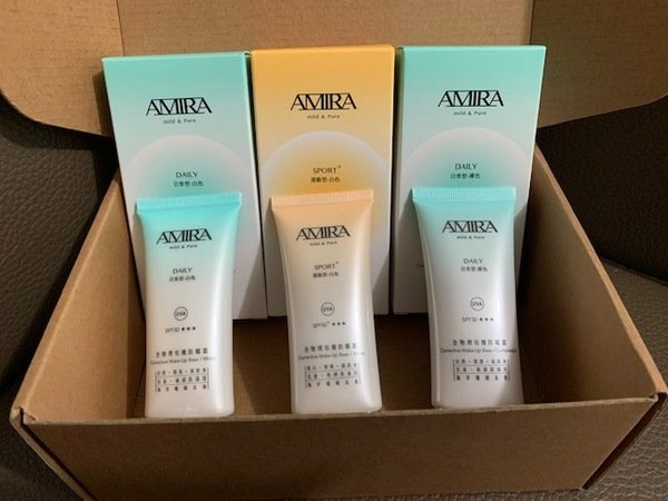 【防曬霜推薦】海洋珊瑚友善!AMIRA 鵝米樂 ((全物理有機防曬霜)),全膚質、孕婦、嬰幼童皆可使用的高CP值MIT有機防曬隔離霜!