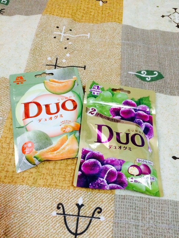 摩拉達美 x 森永 DUO嘟歐雙層QQ軟糖.果汁添加.外Q內嫩的最佳口感。
