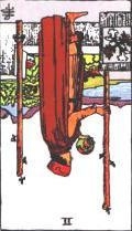 TWO OF WANDS