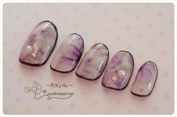 《DIY凝膠指彩》婚禮系列 水彩花繪-Muca
