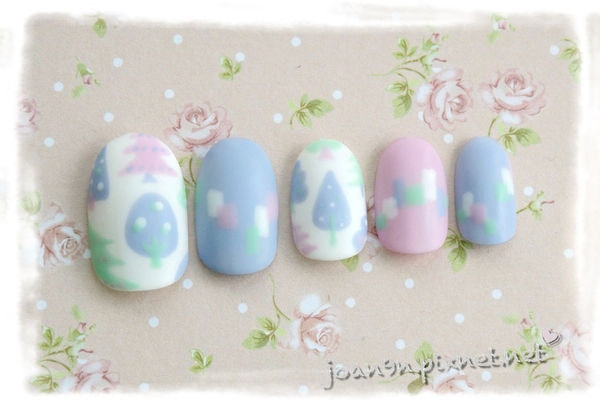 《DIY凝膠指彩》森林小樹-Julia UV Nail