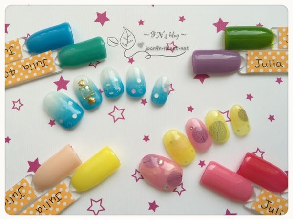 《品牌試色》夏天就是要QQ果凍感-Julia UV Nail