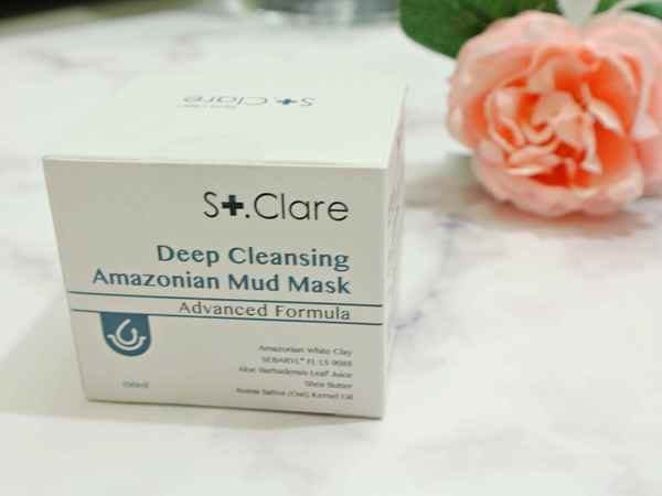 【臉部清潔】St.Clare聖克萊爾毛孔管理專家。亞馬遜白泥 深層淨膚泥膜 || 深吸粉刺黑頭,毛孔超淨化