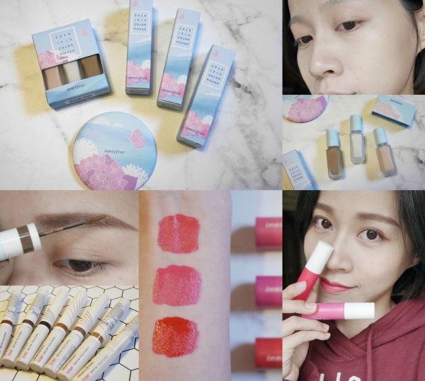 2018 春季少女系彩妝首選:innisfree繡球花系列、根根分明染眉膏 全7色