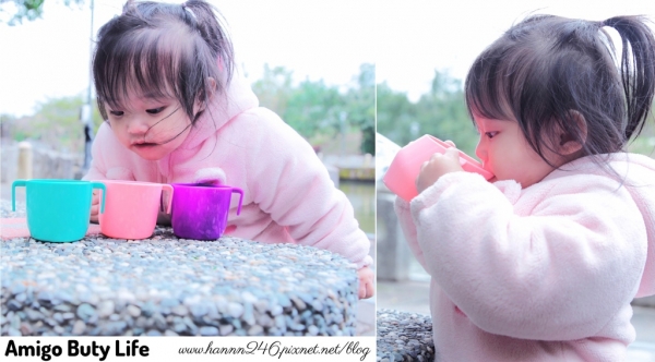 【育兒好物】英國 Doidycup彩虹學習水杯.彎月造型與奶瓶無縫接軌❤(圖文+影音)
