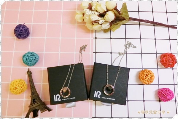 【飾品】IR台灣純銀飾品 ~ 西德鋼雙圈情侶對鍊 用飾品記憶生活中的每一刻