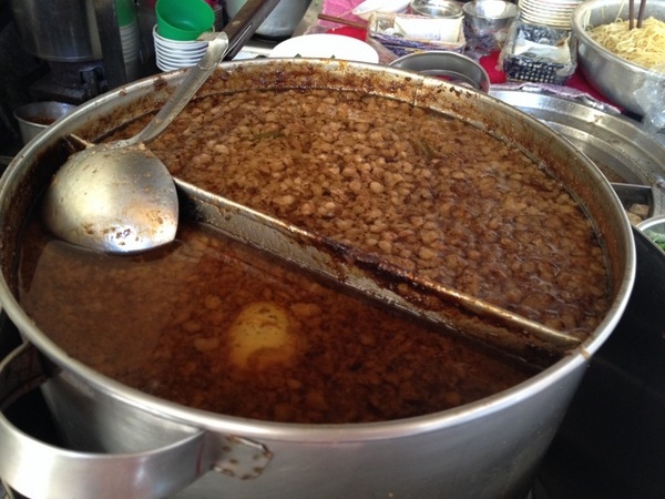 &amp;amp;amp;lt;小吃&amp;amp;amp;gt;大腸豬血湯-乾麵+豬血湯,活力早餐又一枚!!
