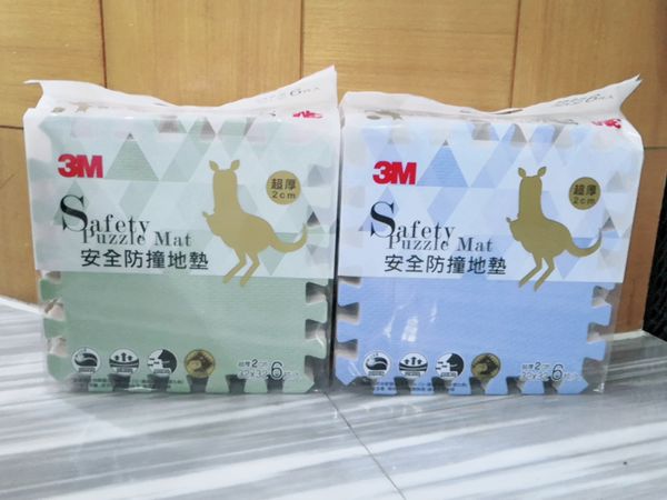 兒童安全地墊推薦,3M金袋鼠兒童安全防撞地墊32cm開箱文,超實用育兒好物,錯過搥心肝!