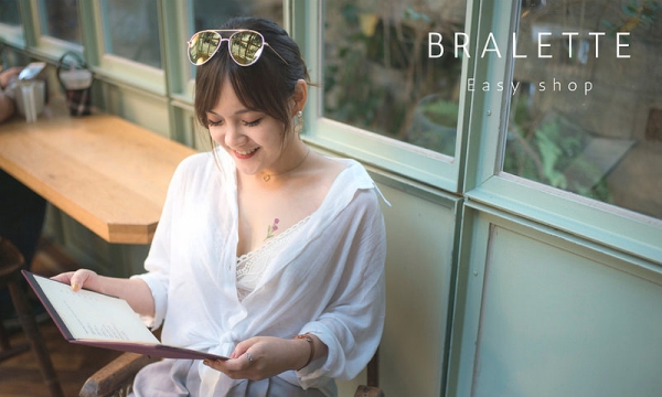 EASYSHOP Bralette無鋼圈蕾絲內衣∣微性感的夏日必備歐美穿搭單品